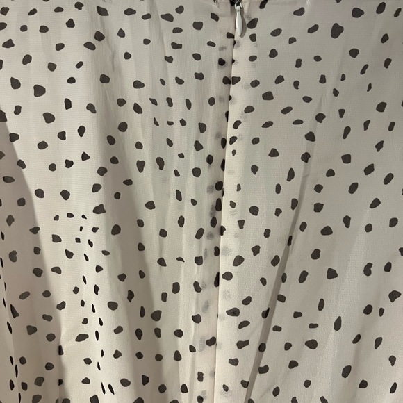 B&W Polka Dot Stylish dress - Picture 6 of 8